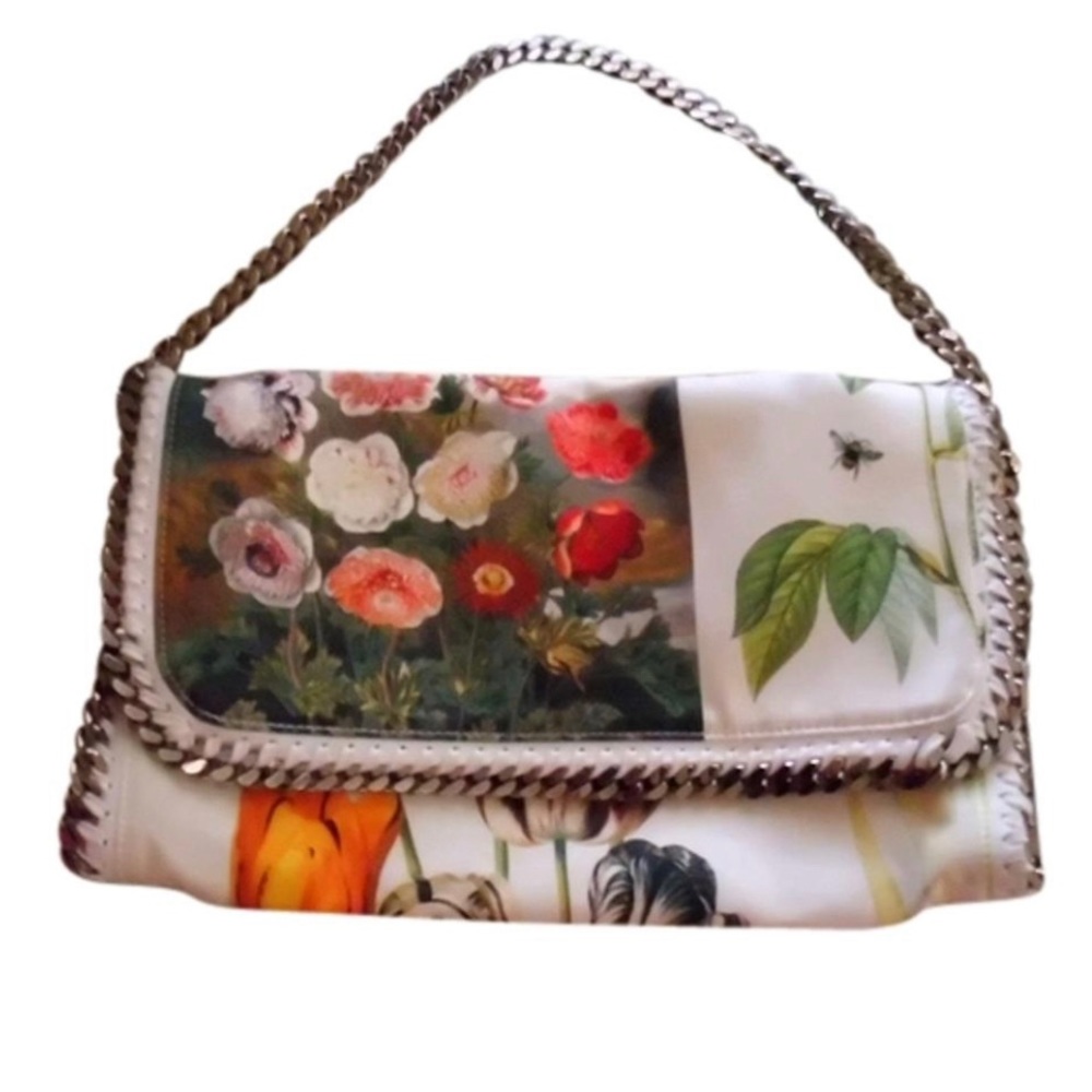 Stella McCartney Envelope Falabella w/ Botanical Coloration Fabric Print Clutch